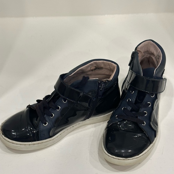 Girls Designers JICARDI PARIS High Top Sneakers Sz. 1 - Picture 3 of 7